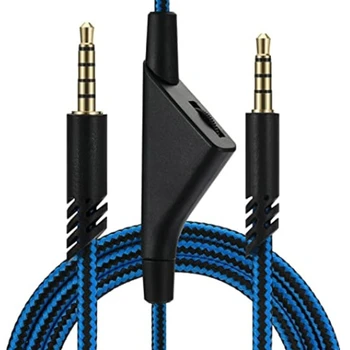 D0UA 6,5 stopy Náhradné Slúchadlá Kábel pre A10 A40 Herné Headset Kábel, Náhradný Kábel Predlžovací Kábel Odolný Drôt