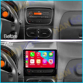 9 Android autorádia Pre Fiat Strada Nápad Strada 2012 2013 2014 -2016 Multimediálne Video Prehrávač, Navigácia GPS, RDS žiadne dvd