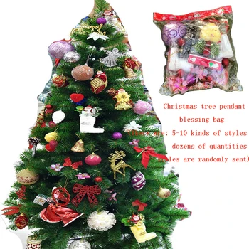 Vianočné prívesok hračka Vianočný strom dekorácie požehnanie taška DIY kombinácia Farebných vajec, Borovica loptu Náhodné Zápas prázdninový darček