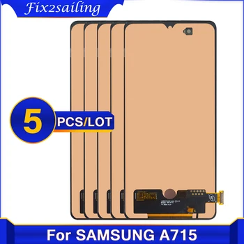 5 KS TFT incell A715 LCD Samsung Galaxy A71 LCD Displej Dotykový Displej Digitalizátorom. Montáž Pre Samsung A71 A715 A715F LCD