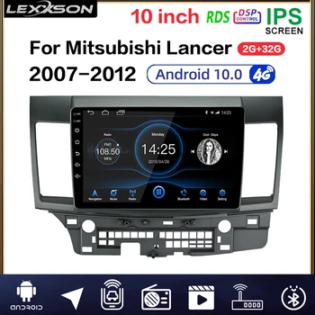 LEXXSON 2G+32 G DSP Android 10 autorádio na Mitsubishi LANCER 2007-2012-2018 IPS Displej RDS GPS Navigácie MirrorLink Stereo
