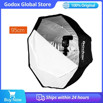 Godox 95 cm 37.5 v Prenosných Dáždnik Octagon Softbox Blesk Speedlight Speedlite Reflektor Softbox s prepravný Vak
