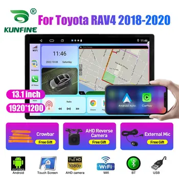 13.1 palcov autorádia Pre Toyota RAV4 2018-2020 Auto DVD, GPS Navigácie Stereo Carplay 2 Din Strednej Multimediálne Android Auto