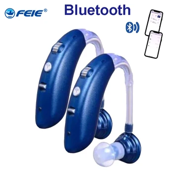 Mini Bluetooth Nabíjateľná Sluchadla, Digitálne Sluchadla Nastaviteľný Tón, Zvuk, Zosilňovač Prenosné Nepočujúcich Starších Sluchadla