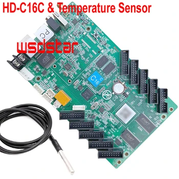 HUIDU HD-C16C & snímač Teploty (Nahradiť HD-C10C, HD-C15C, HD-C10C+WIFI, HD-C15C+WIFI) LED ovládanie karty