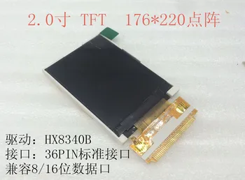 2.0 palcový TFT LCD displej 36 pin štandardné pinoutom rozhranie 8/16 bitovou HX8340B ILI9225 ST7775R NT39106 SOT sklo