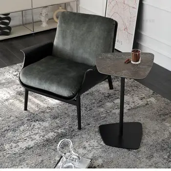 Nordic dizajnér jeden voľný čas pohovka kreslo masívneho dreva čisté červené domov obývacia izba, spálňa textílie operadla lenivý stoličky