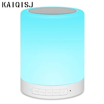 KAIQISJ LED Svetlo Bluetooth Reproduktor Prenosný Vonkajší Reproduktor Bezdrôtový Mini Stĺpec 3D Stereo Hudbu Surround Podporu Basy Box