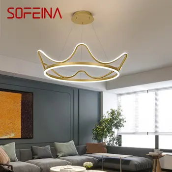 SOFEINA Nordic Prívesok Lampa Moderného Zlata, Tvorivé LED Koruny Príslušenstvo Pre Domáce Obývacia Izba, Spálňa Decor Luster Svetlo