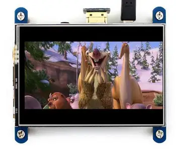 4.0 inch IPS SPI HDMI, Odporový TFT LCD, Dotykový Displej XPT2046 Touch Regulátor 800*480 pre Raspberry Pi / Raspbian / Ubuntu