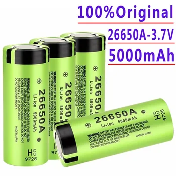 100%Nový.Vysoká Kapacita 26650 5000mah Li-ion Nabíjateľnú Batériu, Lii-50A 3,7 v 26650-50A batérie pre Baterku 20A nové balenie