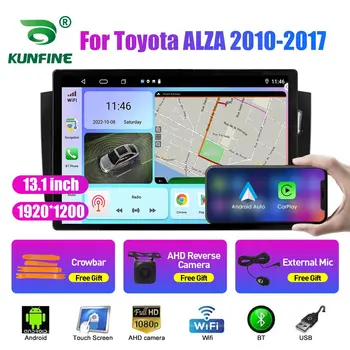 13.1 palcov autorádia Pre Toyota ALZA 2010 2011-2017 Auto DVD, GPS Navigácie Stereo Carplay 2 Din Strednej Multimediálne Android Auto