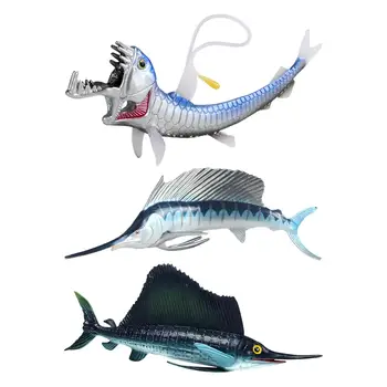 Realistické Morský Živočích Údaje Zberu Rýb, Figúrky pre Deti, Dievčatá