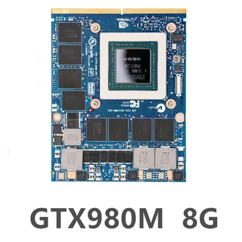 Video Grafický Tarjeta pre Dell Alienware M17X R4 R5 M18X R2 R3 /HP /MSI/Clevo GTX980M GTX 980M 8 GB GDDR5 N16E-GX-A1