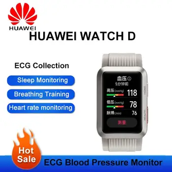 NOVÝ Huawei SLEDOVAŤ D Zápästie EKG, Krvného Tlaku Zber Záznamník Domov Spať na Meranie Teploty Smart Športové Telefón Hodinky