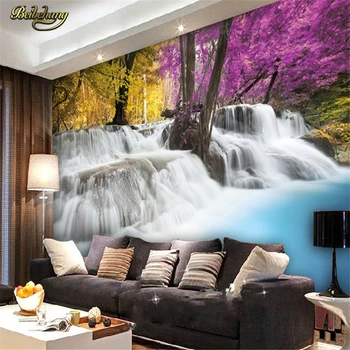beibehang 3D vodopád krajiny prírodnej krajiny tapety tapety na stenu gauč obývacej izby, spálne, pozadie, wallpaper
