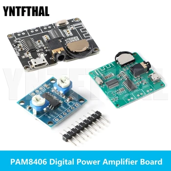 Nové 5W+5W PAM8406 Bluetooth 5.0 DC3.7-5V stereo audio zosilňovač modul XY-P5W pre Arduino diy kit