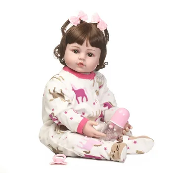 NPKCOLLECTION Ručné reborn bábiky hot predaj bábika vinyl silikónové baby doll s parochňu vlasy veľmi roztomilý oblečenie, hračky pre vaše deti