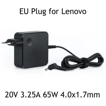 NÁS EÚ 20V 3.25 A 65W 4.0*1.7 mm AC Nabíjačku Pre Notebook Lenovo IdeaPad 320 100-15 B50-10 JOGY 710 510-14ISK Notebook Power Adapter