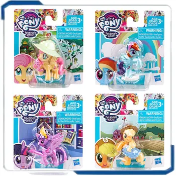 Môj Malý Pony Applejack Rainbow Dash Twilight Sparkle Fluttershy Anime Akčné Figúrky Mini Poníka Bábika Modelu Deti Hračka