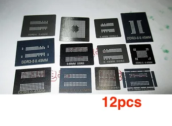 12pcs Video pamäťový čip DDR1 DDR2, DDR3 DDR5 BGA DDR loptu výsadbu tin ocele oka nastaviť