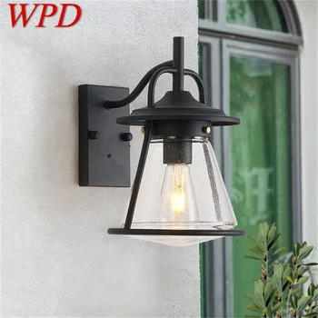 WPD Vonkajšie Steny Sconces Lampa Klasického Osvetlenia LED Vodotesný Domov Dekoratívne Na Verande