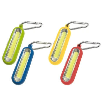 Mini Keychain Vrecku Svetlá Baterka 3 Svetelné Módy LED Svetlo Multicolor Mini Baterka Lampa Keychain s Karabínou, Pracka
