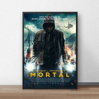 Mortal Klasický Filmový Plagát Plátno Tlačiť Domáce Dekorácie Nástenné Maľby ( Bez Rámu )