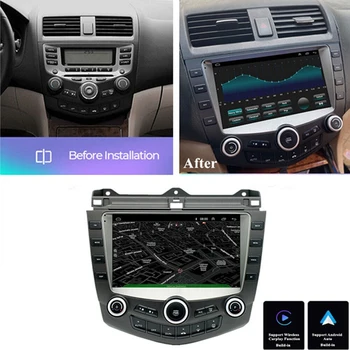 1 SADA 2 Din Multimediálny Prehrávač, WIFI, GPS Carplay základnú Jednotku Auto Stereo Pre Honda Accord 7 2003-2007