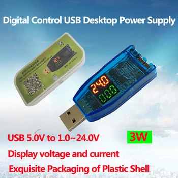 XY-SUPA DC Boost/Buck USB 5V NA 3,3 V, 9V 12V 24V nastaviteľné Regulované plochy napájanie Voltmeter ammeter
