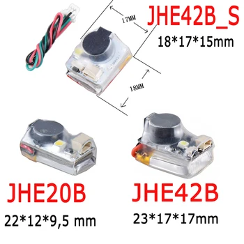 JHE42B 42B-S JHE20B mini 110DB Bzučiak FPV Finder vstavanú Batériu s LED Svetlom pre RC Drone F4 Letu Regulátora Časti Vifly