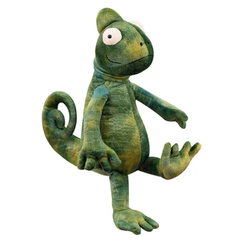 30 CM/50 CM Cartoon Lizard Plnené Plyšové Hračky Tvorivé Chameleon Oblečenie pre Bábiku Domova Streľba Rekvizity Narodeniny Darček pre Deti