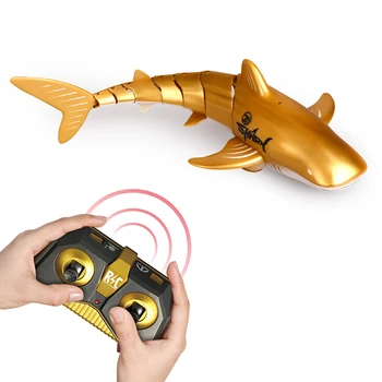 Detský Kúpeľ, Plávanie 2.4 G Bezdrôtový RC Shark Roy Vody Hrať Elektrické Nabíjanie Diaľkové Ovládanie Žraloka, Hračky pre Chlapcov A Dievčatá Darček