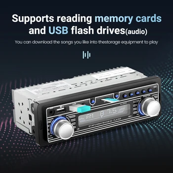 Autorádio MP3 USB AUX FM Audio Stereo Prijímač Bluetooth-kompatibilné Diaľkové Ovládanie Autoradio Elektronika Príslušenstvo
