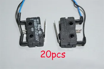 20Pcs pozlátený Kontakt, Micro Switch Limitný Spínač Č NC 0.5 Signálu Taktu QM10 Prepínač Pre DIY RC Modely