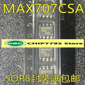 MAX707 MAX707CSA MAX707ESA SOP8 zabalený dovezené monitorovanie okruhu čip je zbrusu nový a originálny
