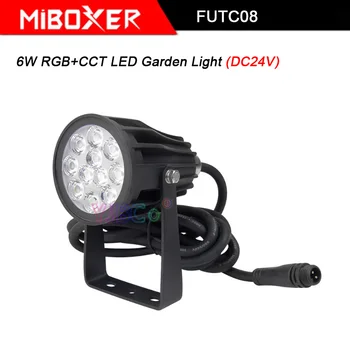 DC24V Miboxer FUTC08 6W RGB+SCS LED Záhradné Svetlo IP66 Vodotesný led Vonkajšie svietidlo Záhradné Osvetlenie