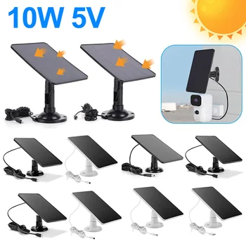 10/20W 5V Solárne Články Nabíjačka, Micro USB, Typ C DC5521 Nabíja Solárne Panely Vodotesný pre Bezpečnostné Kamery,/Home Light System
