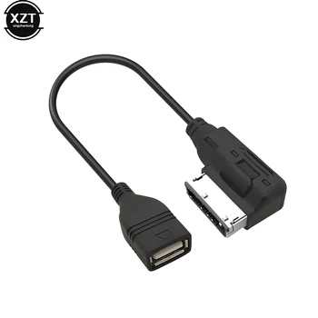 35 cm Univerzálny USB, AUX Kábel Hudby MDI MMI AMI Samica na USB Rozhranie, Audio AUX Adaptér, Dátový kábel Na AUDI A3 A4 A5 A6, Q5