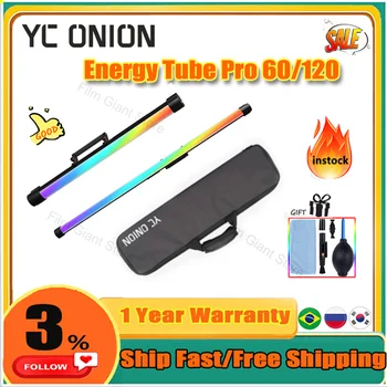 YC cibuľa Pro 60 Pro120 Energie Trubice RGB Tube Light Ručné LED Mäkké Fotografie Osvetlenie Stick App Riadenie pk godox tl120 tl6