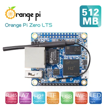 Orange Pi Nula LTS 512MB H2 Quad Core Open-Source Mini Jednej Palube,Podpora 100M Ethernet Port a Wifi