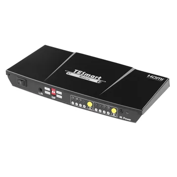 TESmart 4x2 HDMI Matice Podpora Videa 4K 30HZ 5.1/Obísť Režimy L/R, S/PDIF Audio, HDCP 1.4 S EDID Emulátory Maticový Prepínač
