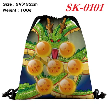 18 TYPY Kawaii Anime Tote Bag Cartoon Dragon Ball Goku Nákupní Taška Roztomilý Vytlačené Žien Nakupovanie Kabelky hračky Darček