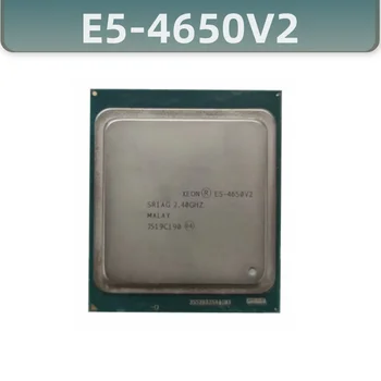 Xeon Procesor E5 4650 V2 PROCESOR 2.8 LGA2011 Desať Jadier Server procesor e5-4650 V2 E5-4650V2 CPU