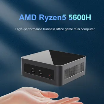 SZBOX AMD Ryzen 5 5600H Mini PC Windows 11 PRO WiFi 6 BT 5.2 Podpora 8K Triple Displej DDR4 NVME SSD Herný Počítač
