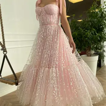 Aileen Elegantné Šaty Žien pre Svadobné Party Ružová Zákazku Príležitosti Šaty pre Denné a Nočné Party Milú, Lesklé Backless