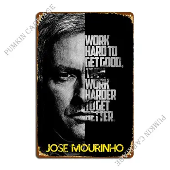 Jose Mourinho Kovové Prihlásiť Vytvoriť Klub, Bar Nástennú Maľbu Tin Podpísať Plagát