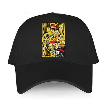 Black Bežné Chlapci Vytlačené čiapky Napáliť Dieťa Napáliť Tetovanie Retro Lady Biker Rockabilly šiltovku mužov nastaviteľné hip hop golfový klobúk