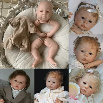 22 Palcový Olivia Reborn Bábiky Súpravy Reborn Baby Doll Časti DIY Nedokončené Bábika Nastaviť Realistické DIY Reborn Bábiky
