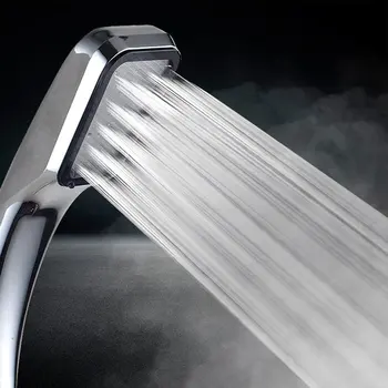 Nová 300 Otvor Super pod tlakom Sprcha Hlavu Námestie Strane ABS Sprcha Booster Sprcha Hlavu Úsporu Vody, Sprcha Kúpeľňových Doplnkov